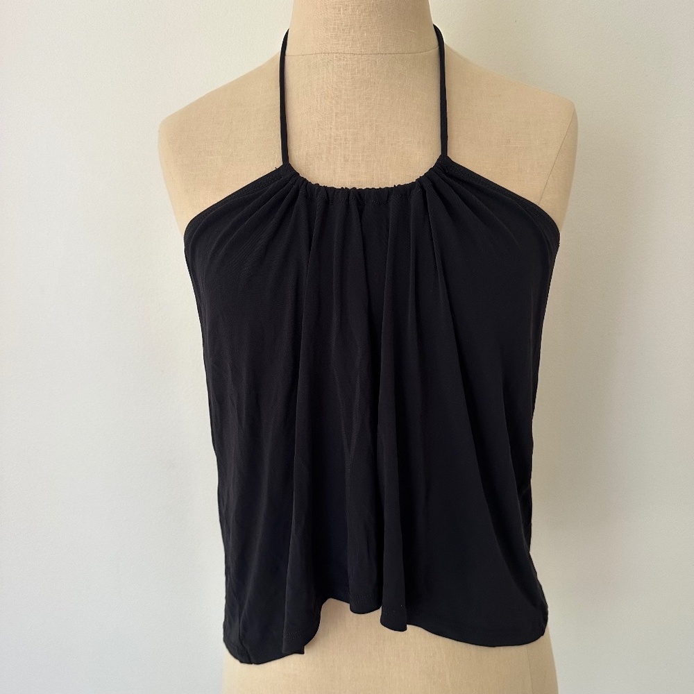 ROBIN PICCONE Bikini Cover-Up Halter Top